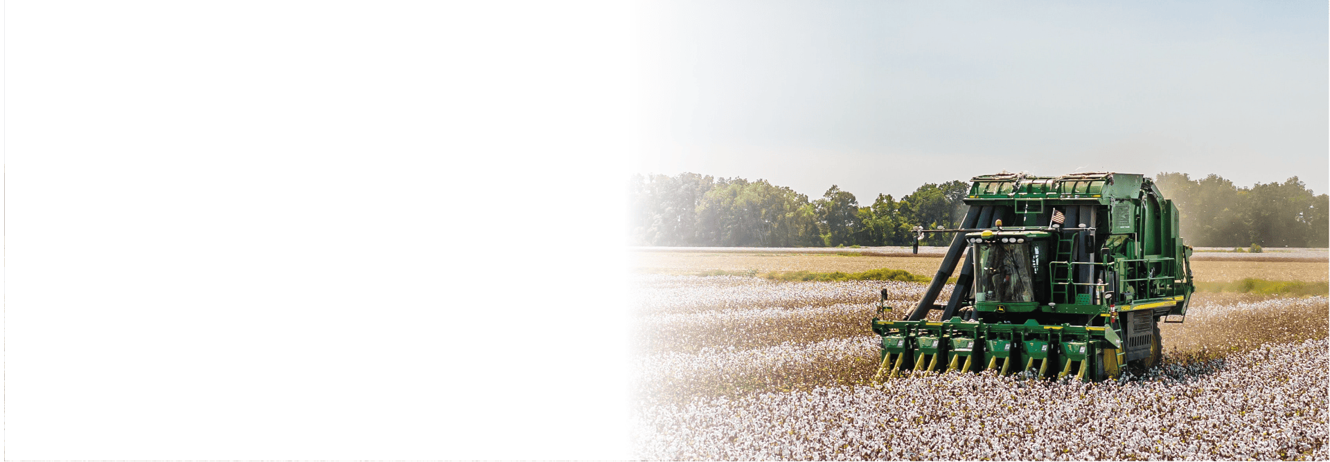 farm machine in a field